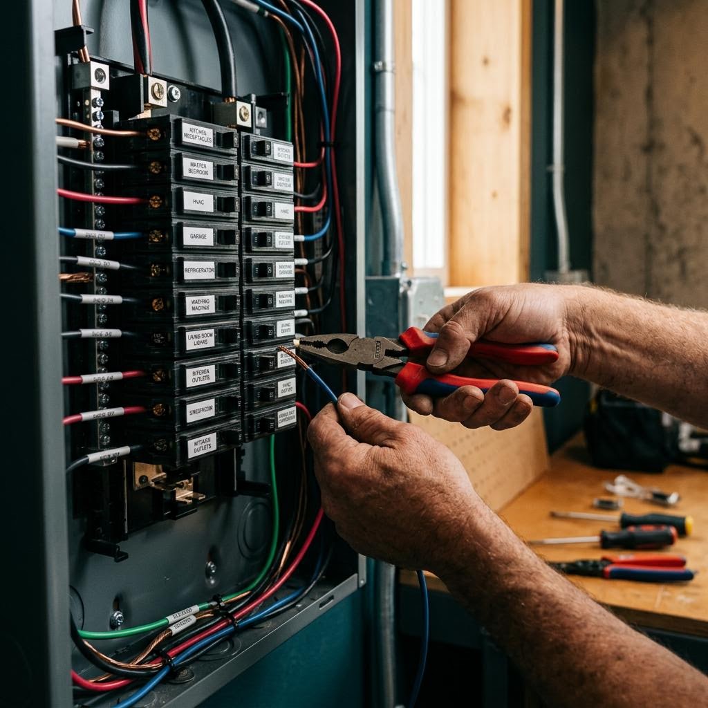 Home Services professionals serving electrical customers
