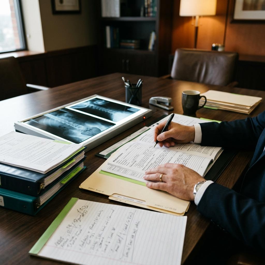 Legal professionals serving medical malpractice customers