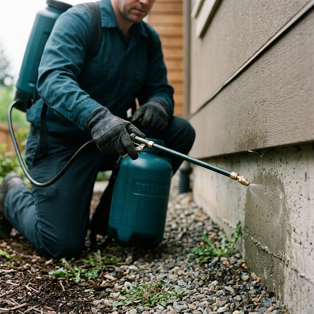 Home Services professionals serving pest control customers