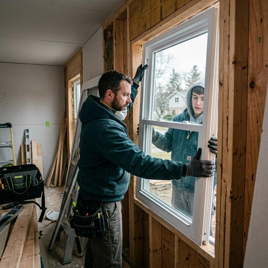 Home Services professionals serving windows & doors customers